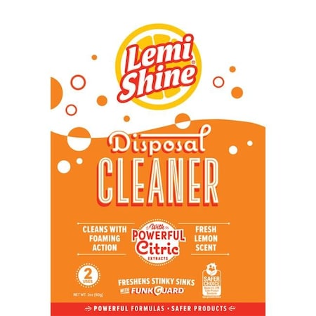 Lemi Shine Lemi Shine 4003740 8.46 oz Powder Lemi Shine Lemon Scent Garbage Disposal Cleaner - Pack of 10 4003740